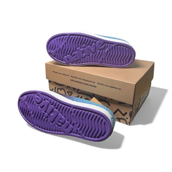 Native Jefferson Bling Kids Sneakers Shoes Size 13 Starfish Bling EVA Slip On - Picture 8 of 8